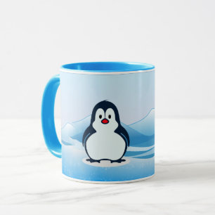 Pinguin on Frigid Landscape Design Kaffeemaschine  Tasse