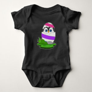 Pinguin Osterei Baby Strampler