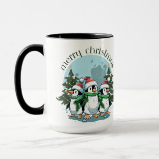 "Pinguin Pals: Frohe Weihnachten-Tasse" Tasse