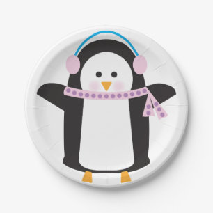 Pinguin Pappteller