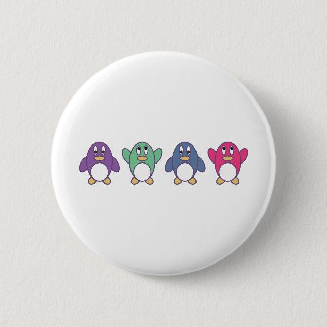 Pinguin-Parade Button (Vorderseite)