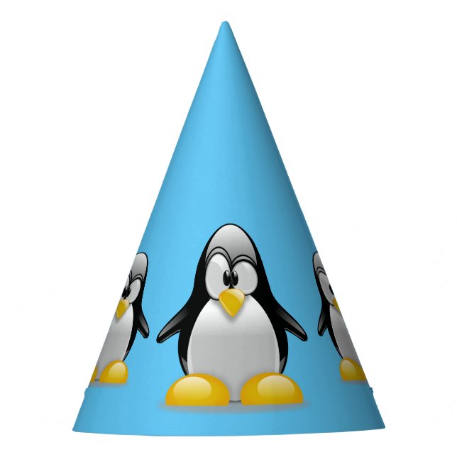 Pinguin Party Hat Partyhütchen (Vorderseite)