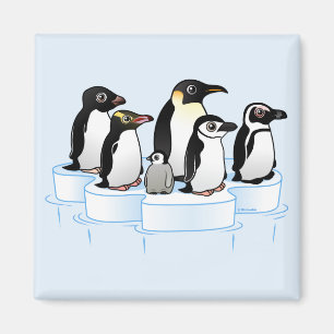 Pinguin-Party Magnet