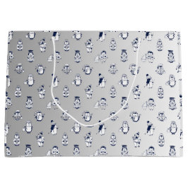 Pinguin Party Perfect: Stilvolle Geschenktasche De Große Geschenktüte