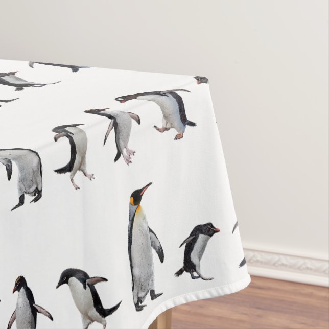 Pinguin Party Tablecloth (Farbe auswählen) Tischdecke (Beispiel)