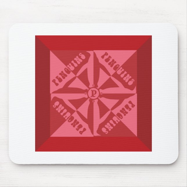Pinguin Pattern Mousepad (Vorne)