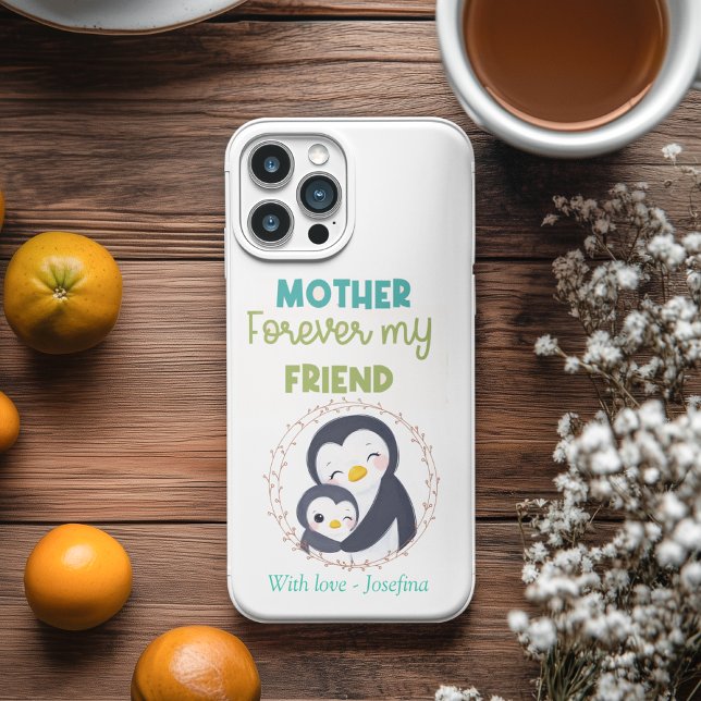 Pinguin Perfect Mother's Day Gift Case-Mate iPhone Hülle (Customizable Penguin Perfect Mother’s Day Gift Case-Mate iPhone Case)