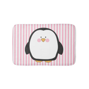 Pinguin-Perfektion Badematte