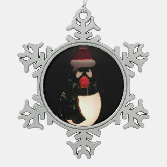Pinguin Pewter Ornament (Vorderseite)