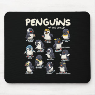 Pinguin-Pinguine-Tiere der Liebe des Weltpinguins Mousepad