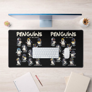 Pinguin Pinguine Tiere der Welt Pinguinliebe Schreibtischunterlage
