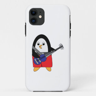 Pinguin Playing Electric Bass Case-Mate iPhone Hülle
