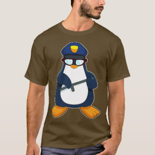Pinguin Polizist Baton Police T-Shirt