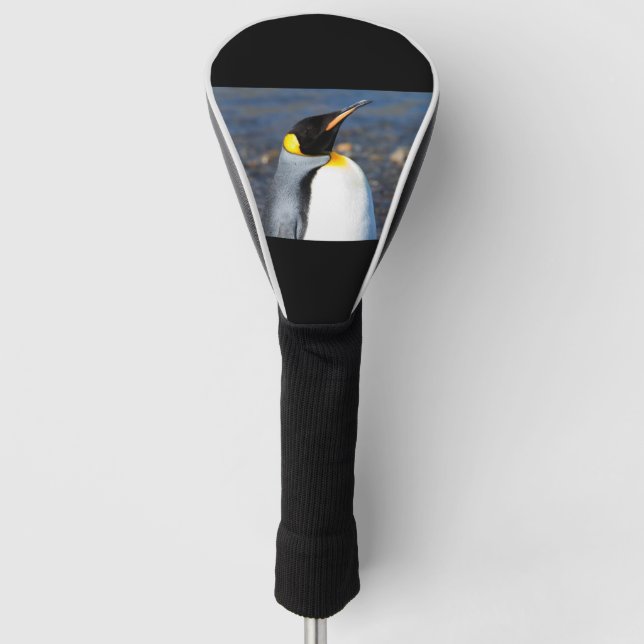 Pinguin-Portrait Golf Headcover (Vorderseite)