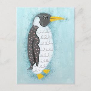 Pinguin Postcard Postkarte