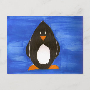 Pinguin Postcard Postkarte