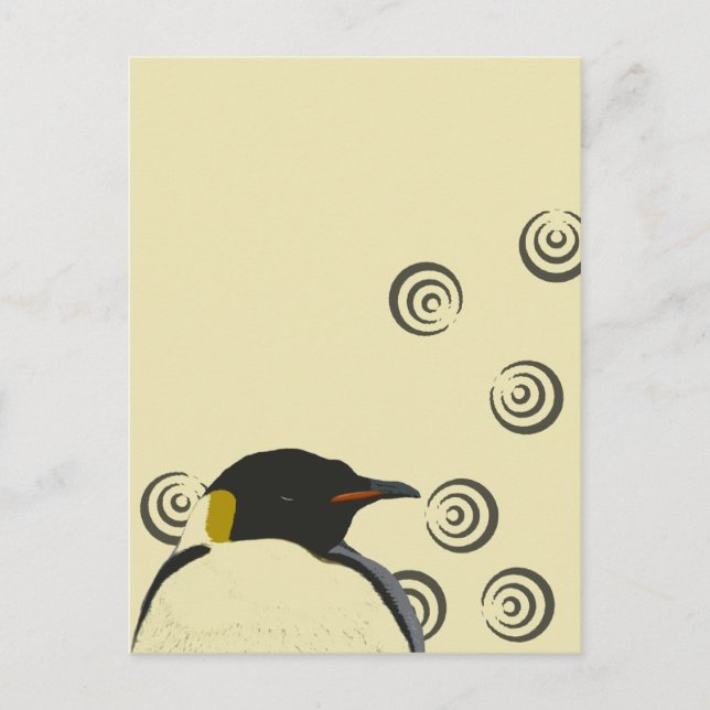 Pinguin Postcard Postkarte (Vorderseite)