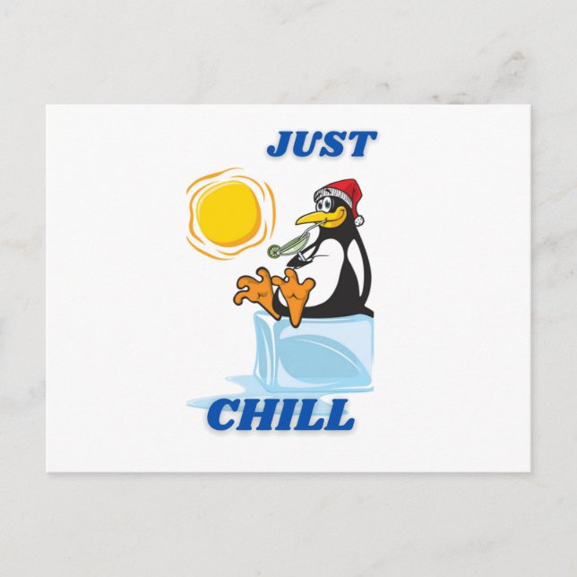 Pinguin Postcard Postkarte (Vorderseite)