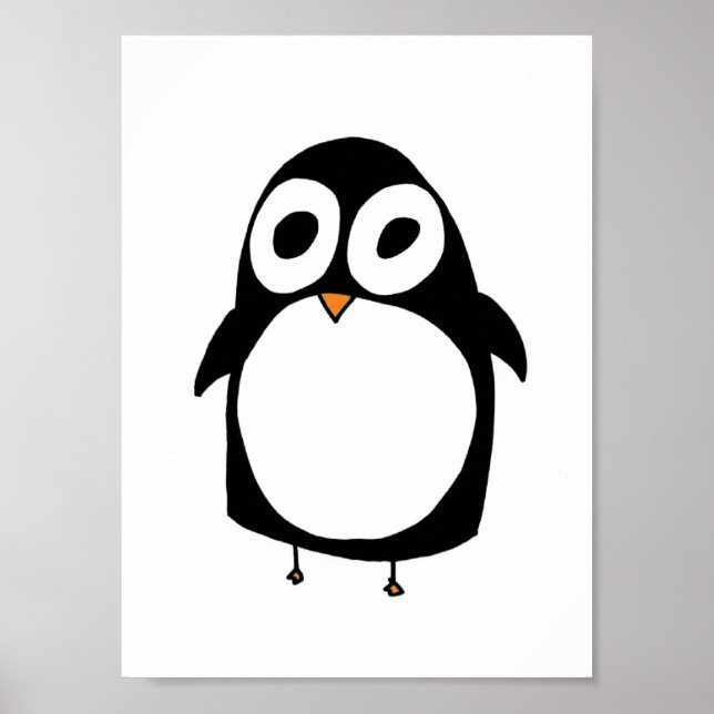Pinguin Poster (Vorne)