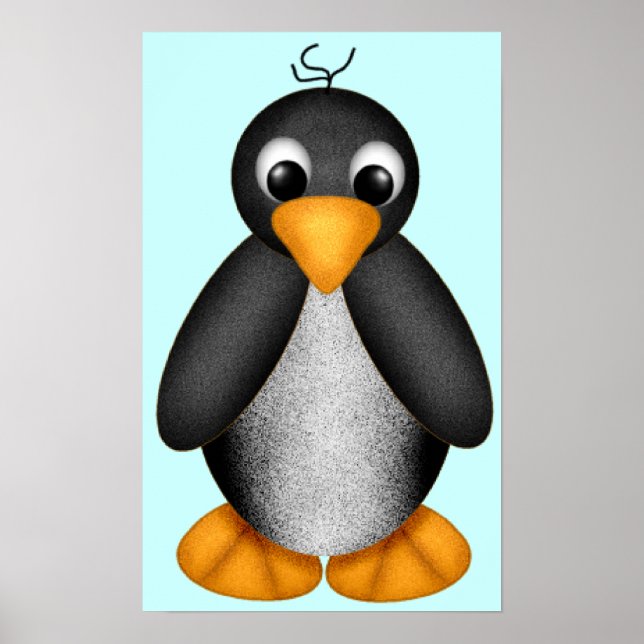 Pinguin Poster (Vorne)