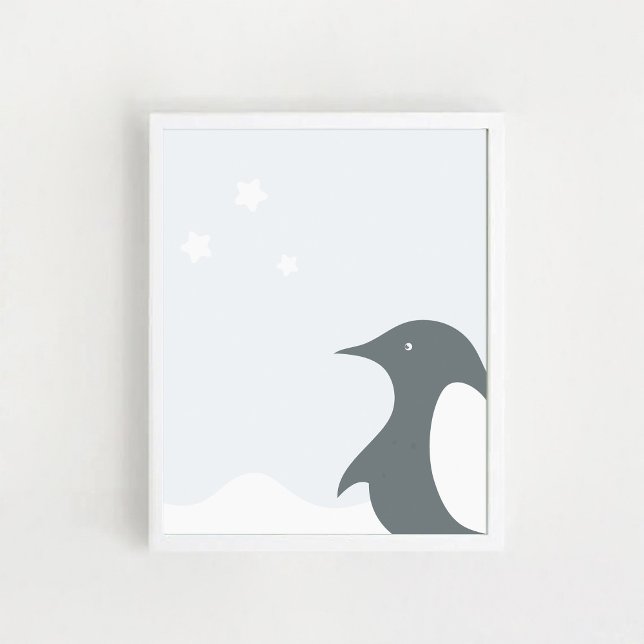 Pinguin Poster. Kunstdruck für Kinderzimmer Poster (Von Creator hochgeladen)