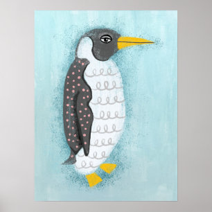 Pinguin Poster Wall Art