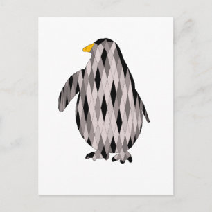 Pinguin Postkarte