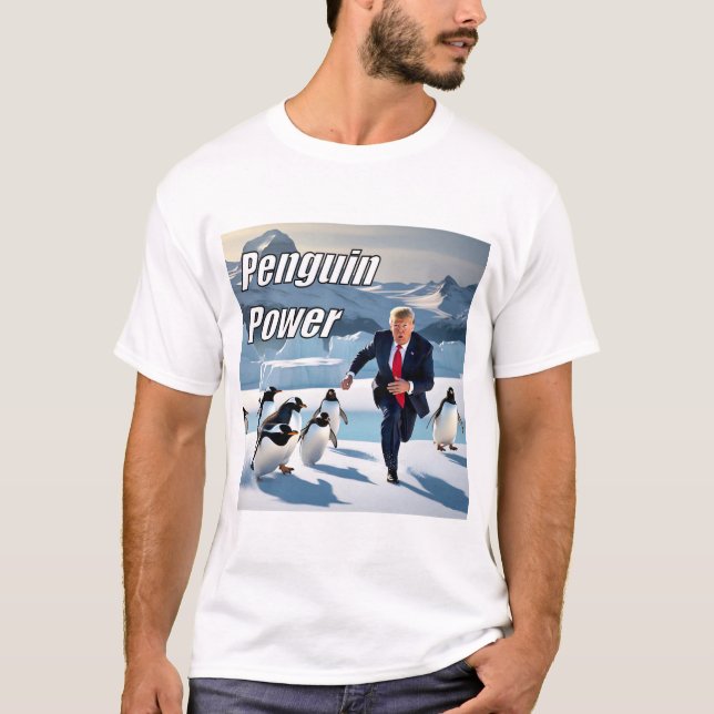 Pinguin-Power T-Shirt (Vorderseite)