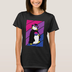Pinguin Pride Bisexual Flag Lgbtq Stolz Alleinstol T-Shirt