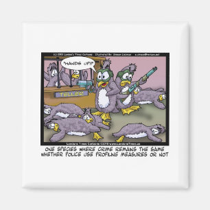 Pinguin Profiling Funny Gifts T-Shirts & Sammlerst Magnet