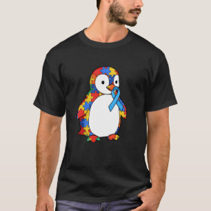 Pinguin-Puzzle Autismus-Bewusstsein Autistische Fr T-Shirt