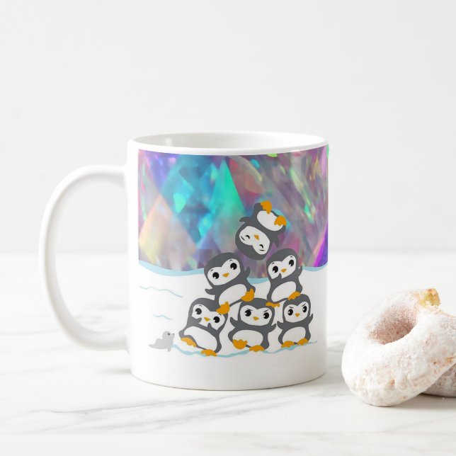 Pinguin Pyramid Classic Tasse (Mit Donut)