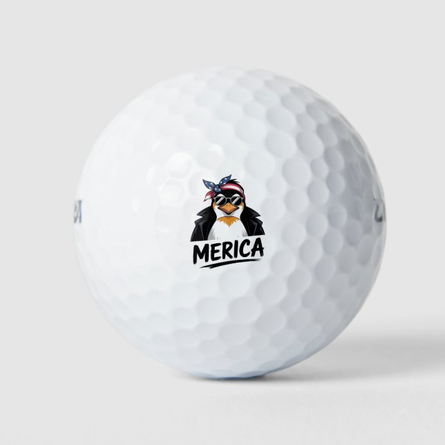 Pinguin Resist Pinguine Protest gegen Golfball (Vorderseite)