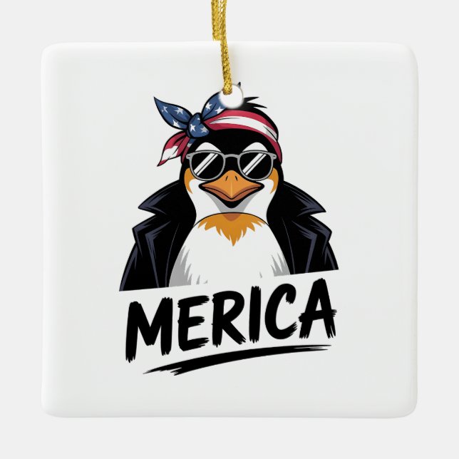 Pinguin Resist Pinguine Protest gegen Keramikornament (Vorderseite)