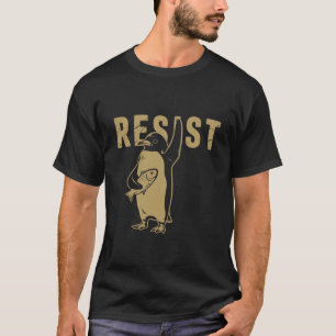 Pinguin Resist Pinguine protestieren gegen Zölle T-Shirt