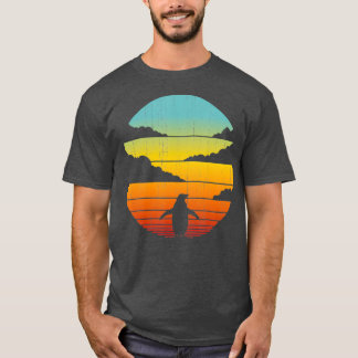 Pinguin Retro Vintager 60er 70er Männer Frauen Ges T-Shirt