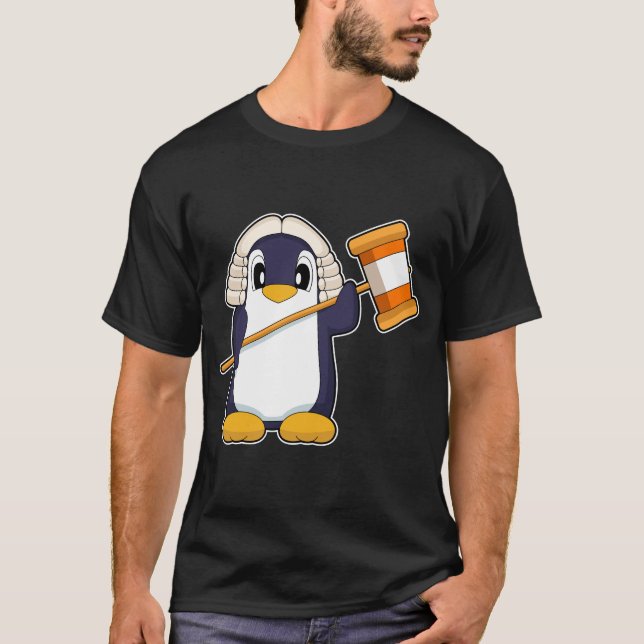 Pinguin-Richter T-Shirt (Vorderseite)