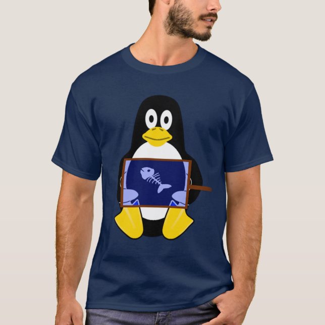 Pinguin-Röntgenstrahl T-Shirt (Vorderseite)