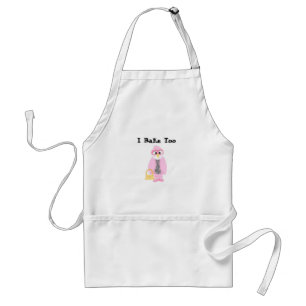 Pinguin Rosa - Ich backe auch Schürze