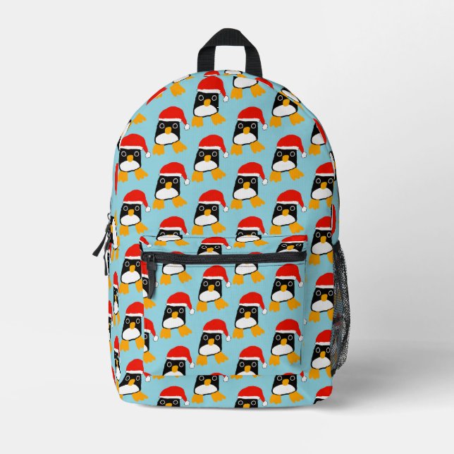 Pinguin-Rucksack Bedruckter Rucksack (Vorderseite)