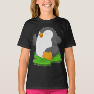 Pinguin Runner beim Sport T-Shirt