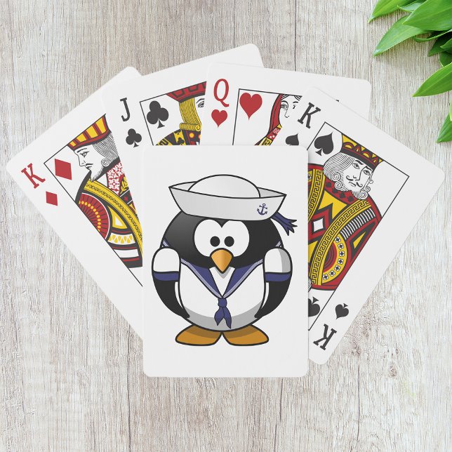 Pinguin Sailor Spielkarten (Von Creator hochgeladen)