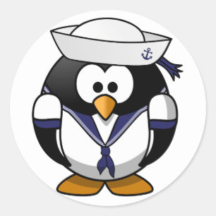 Pinguin Sailor Stickers