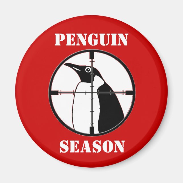 Pinguin-Saison Magnet (Vorne)