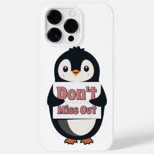 Pinguin-Schild: Nicht verpassen Case-Mate iPhone 14 Pro Max Hülle