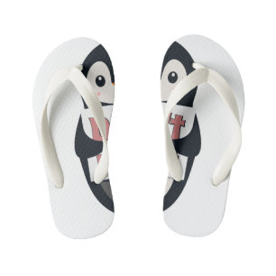 Pinguin-Schild: Nicht verpassen Kinderbadesandalen