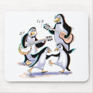 Pinguin-Schwingen Mousepad