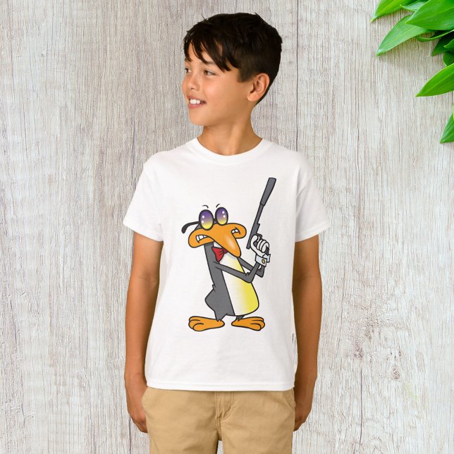 Pinguin Secret Agent T-Shirt (Von Creator hochgeladen)