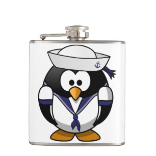 Pinguin-Seemann-Flasche Flachmann