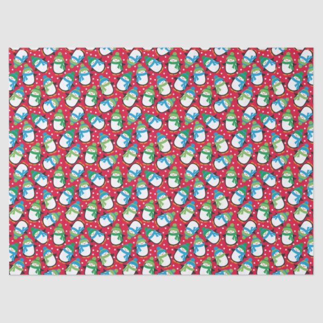 Pinguin Seidenpapier (Vorderseite)